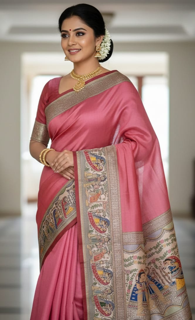 Madhubani Matka Silk